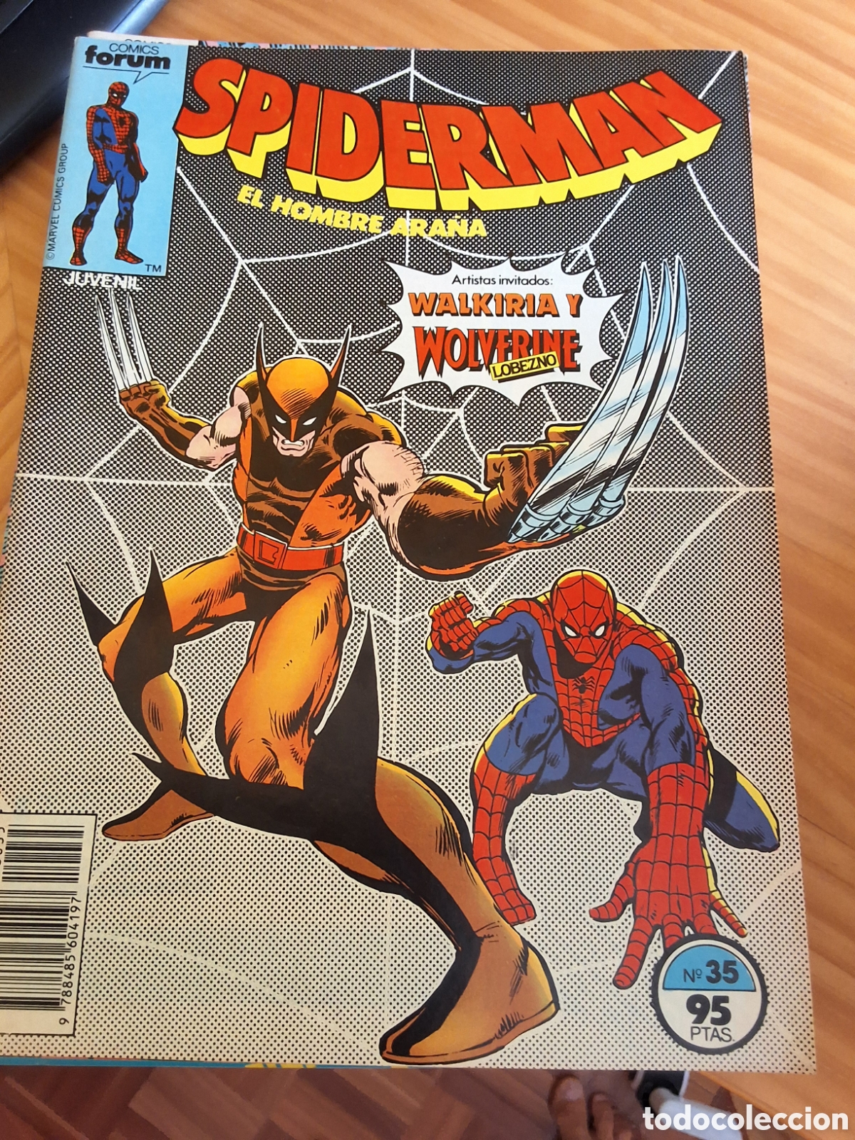 C&oacute;mics: Spiderman forum grapa numero 35 walkiria wolverine - Foto 1