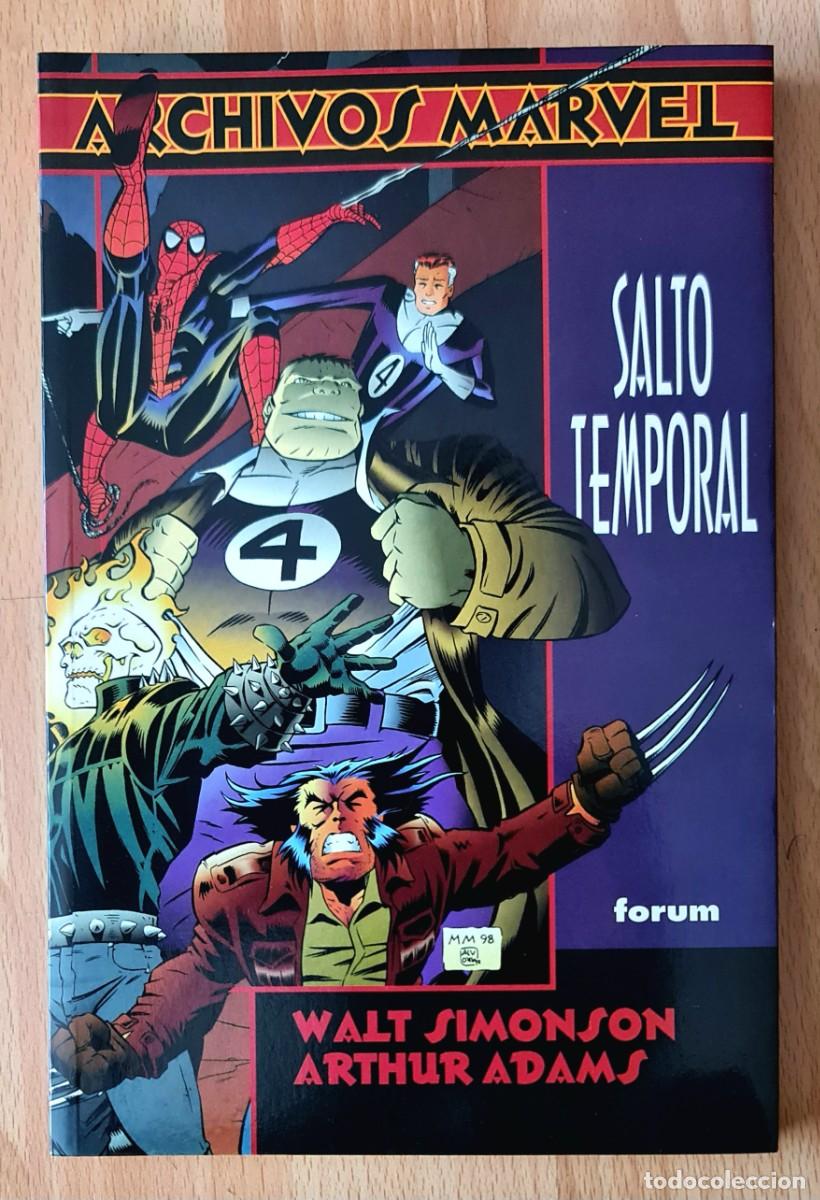 C&oacute;mics: ARCHIVOS MARVEL N&ordm; 2 (de 2) SALTO TEMPORAL. Comics Forum 1998. - Foto 1