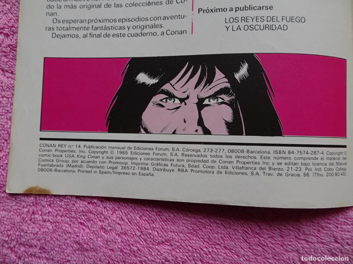 C&oacute;mics: conan rey 14 circulo de brujer&iacute;a ediciones forum 1985 - Foto 3