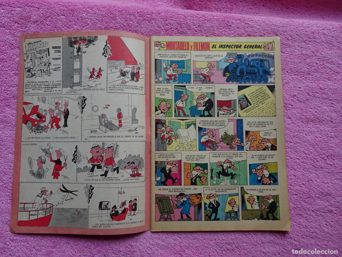C&oacute;mics: super pulgarcito 50 extra editorial brugera 1975 - Foto 2