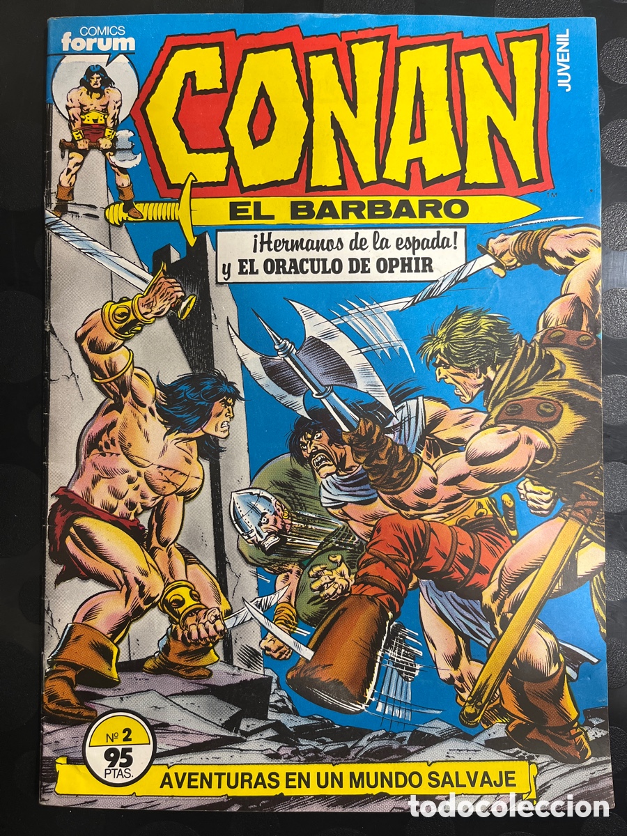 C&oacute;mics: CONAN EL B&Aacute;RBARO N.2 HERMANOS DE LA ESPADA ( 1983/1994 ) - Foto 1