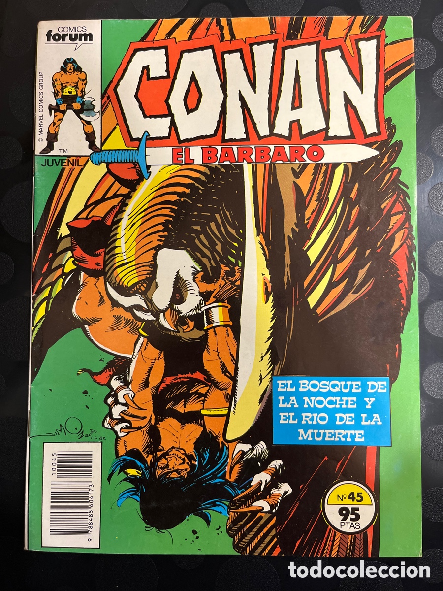 C&oacute;mics: CONAN EL B&Aacute;RBARO N.45 EL BOSQUE DE LA NOCHE ( 1983/1994 ) - Foto 1