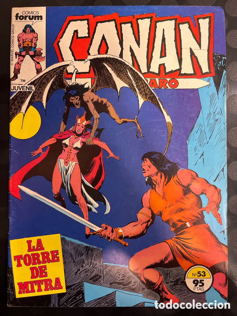 C&oacute;mics: CONAN EL B&Aacute;RBARO N.53 LA TORRE DE MITRA ( 1983/1994 ) - Foto 1