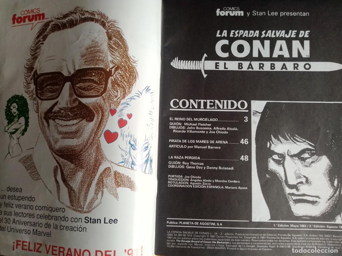 C&oacute;mics: x2 La espada salvaje de Conan el b&aacute;rbaro. Forum Editorial Planeta. - Foto 2