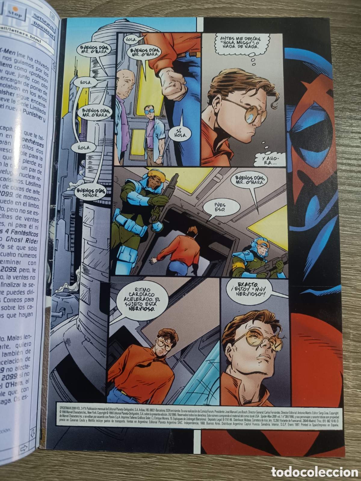 C&oacute;mics: Spiderman 2099 A.D. - Vol. 2 n&ordm; 9 - Marvel C&oacute;mics - Forum - 1996 - Foto 4