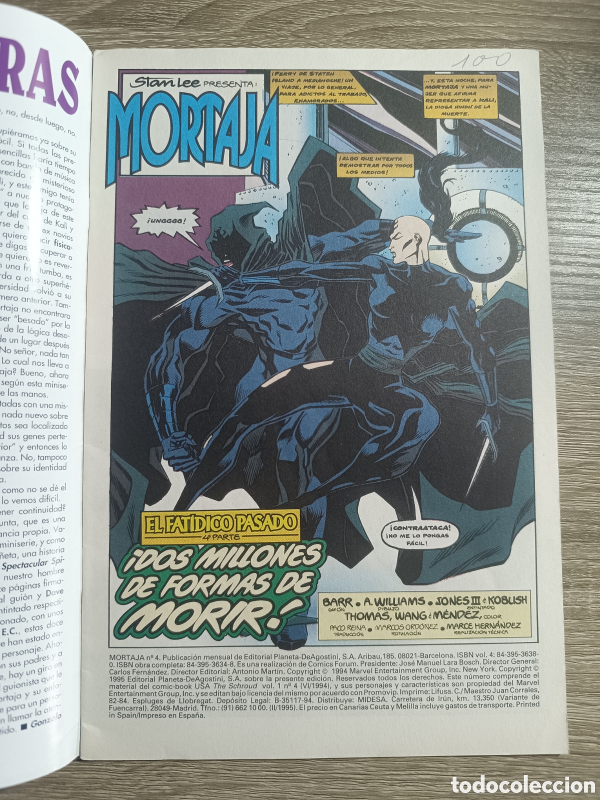 C&oacute;mics: Mortaja - Serie Limitada - n&ordm; 4 de 4 - Marvel C&oacute;mics - Forum - 1995 - Foto 5