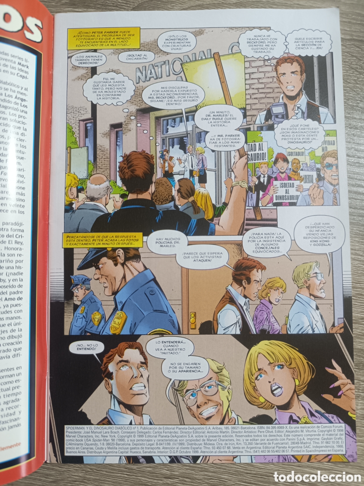 C&oacute;mics: Especial 1999 - Spiderman & Dinosaurio Diab&oacute;lico - Marvel C&oacute;mics - Forum - Foto 5