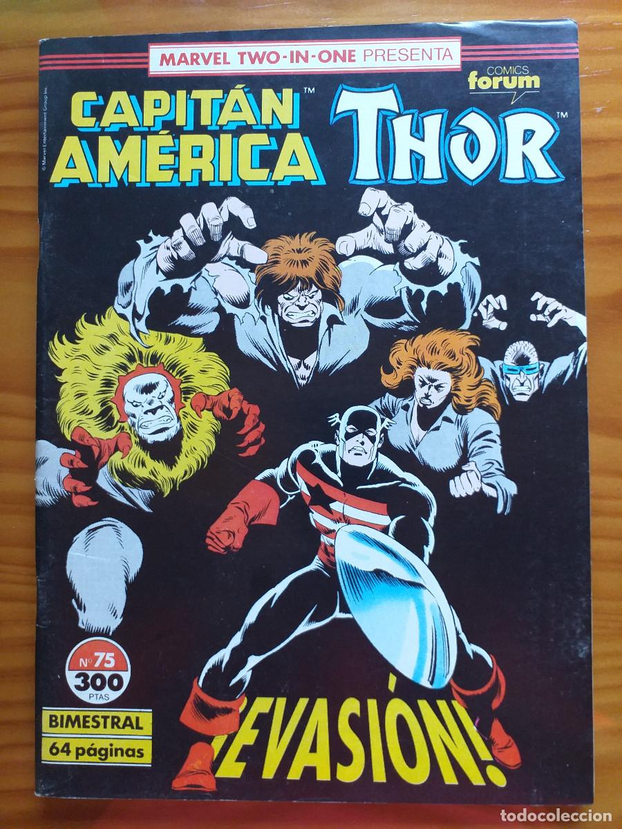 C&oacute;mics: MARVEL TWO-IN-ONE: CAPIT&Aacute;N AM&Eacute;RICA & THOR - N&ordm; 75 - Evasi&oacute;n - FORUM - Foto 1