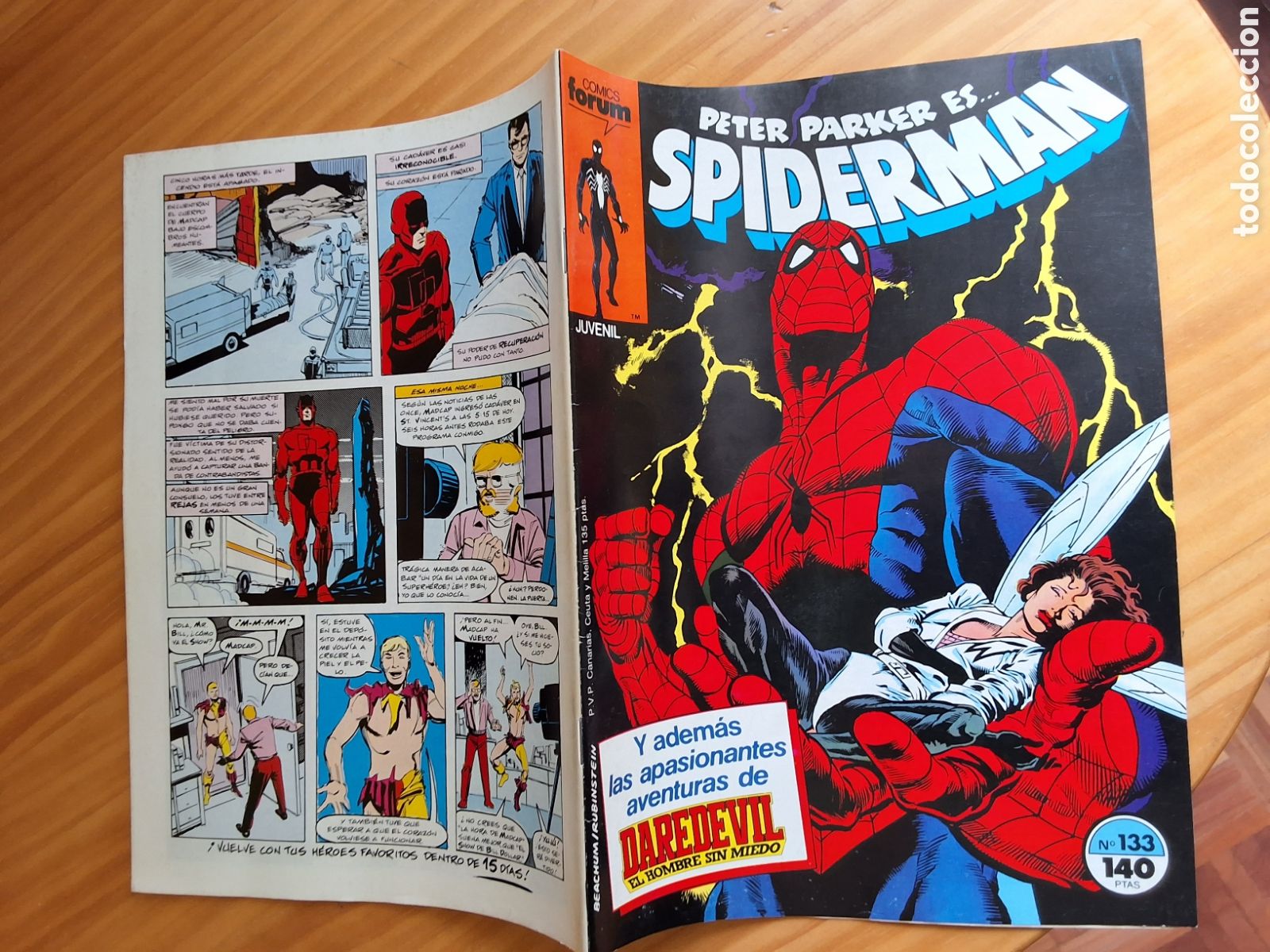 C&oacute;mics: Spiderman forum grapa numero 133 la avispa y daredevil - Foto 1