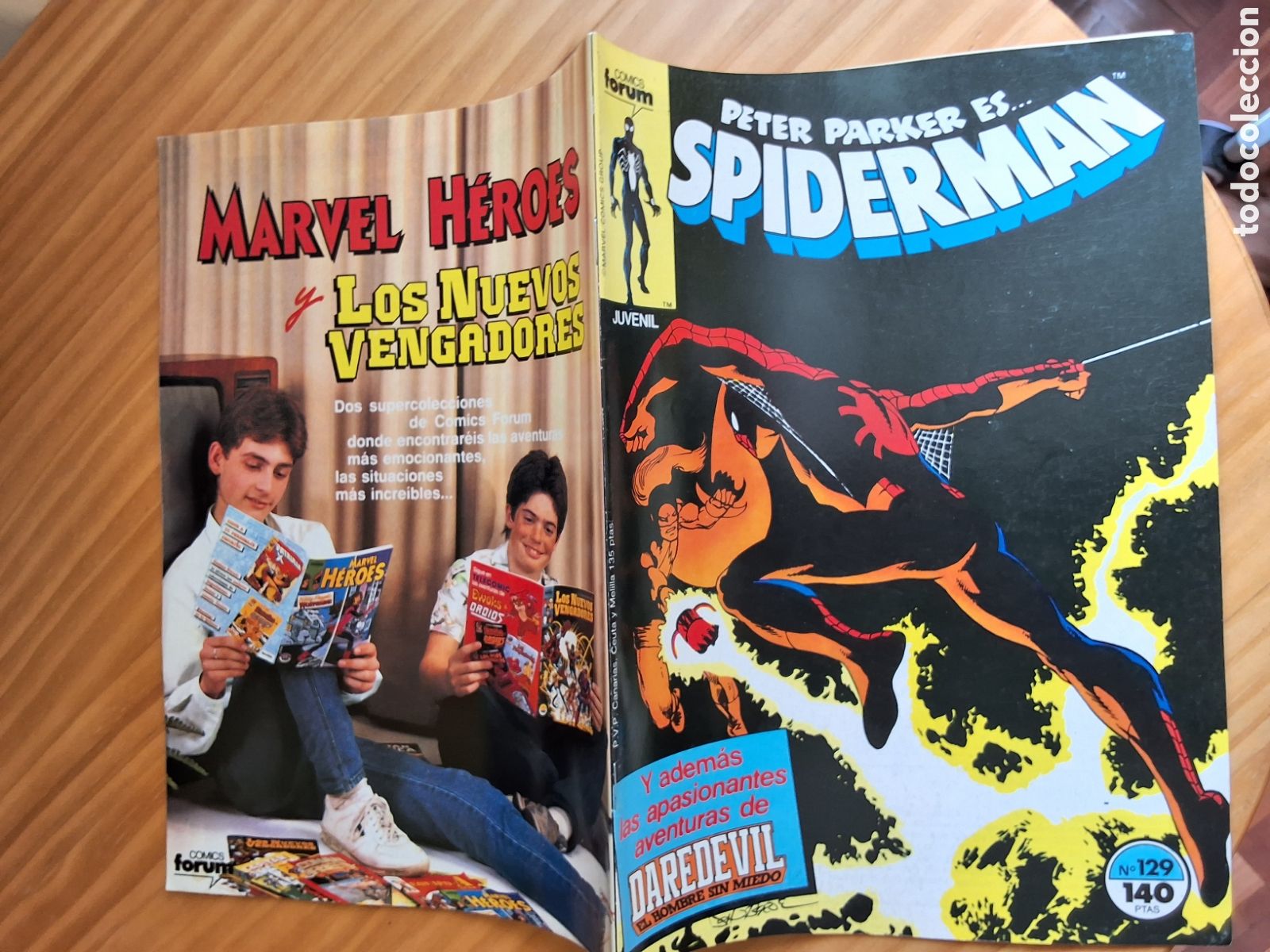 C&oacute;mics: Spiderman forum grapa numero 129 y daredevil - Foto 1