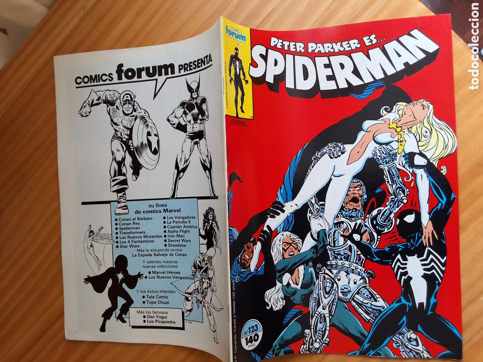 C&oacute;mics: Spiderman forum grapa numero 123 y daredevil - Foto 1