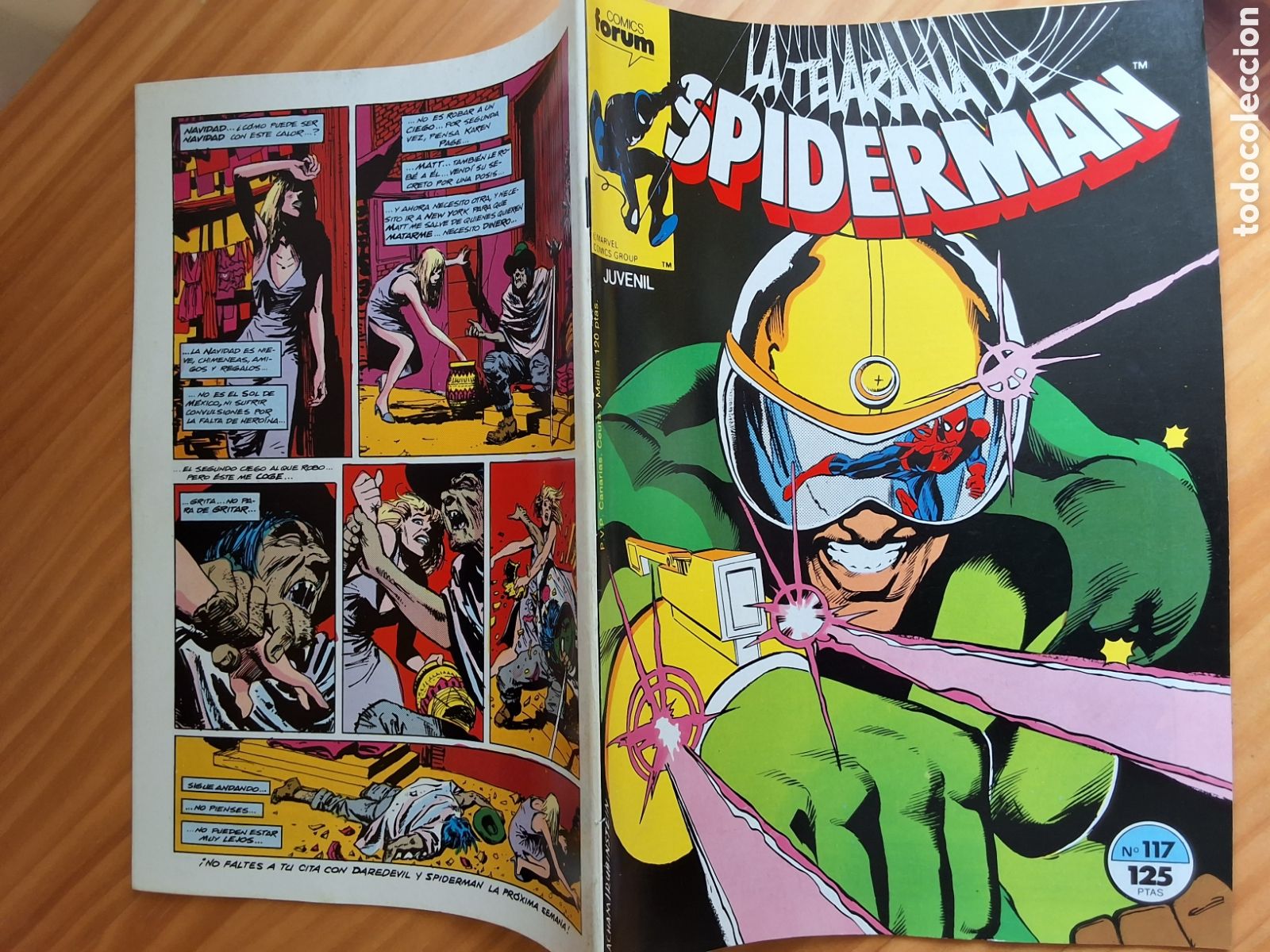 C&oacute;mics: Spiderman forum grapa numero 117 y daredevil - Foto 1