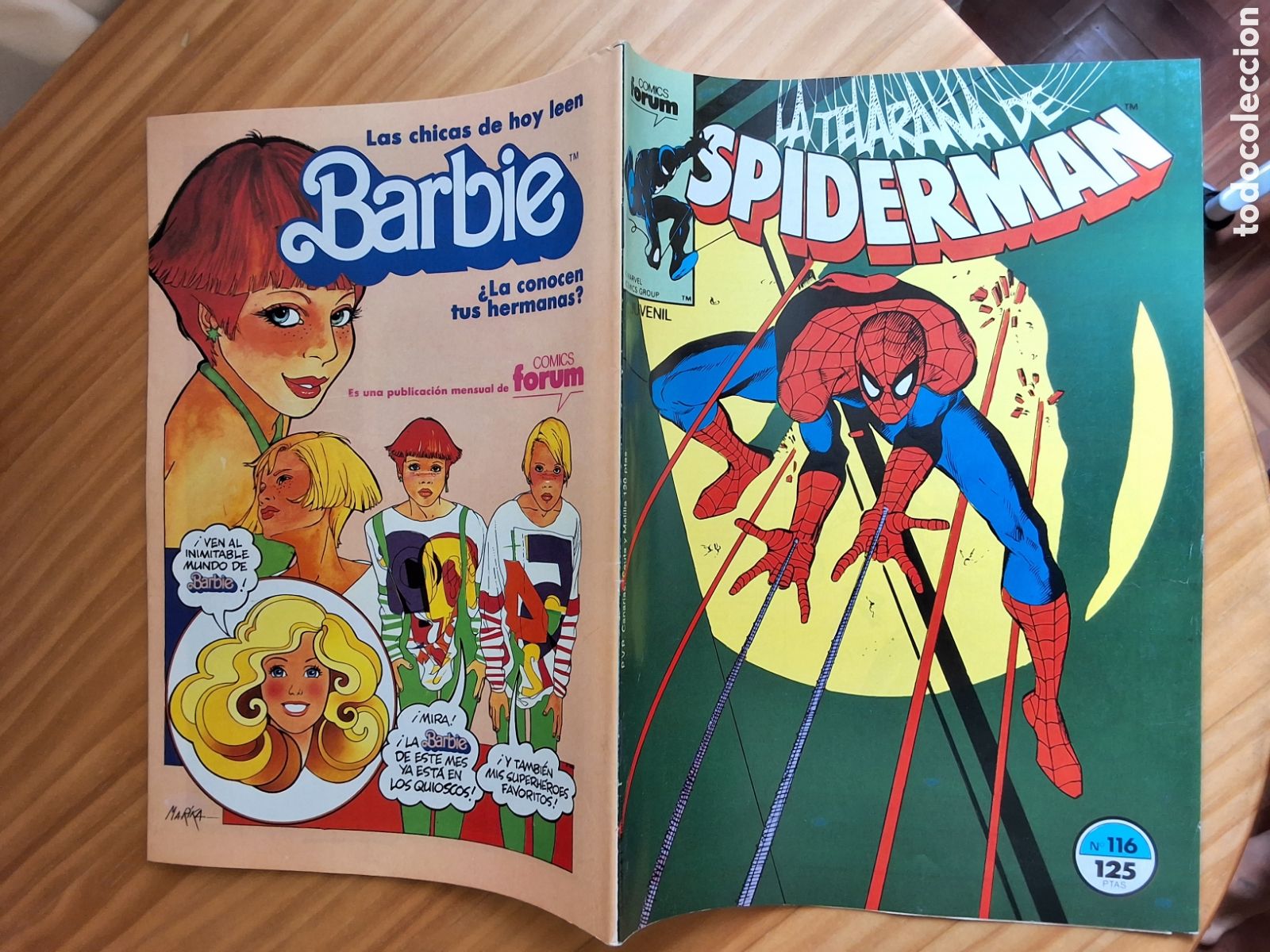 C&oacute;mics: Spiderman forum grapa numero 116 y daredevil - Foto 1