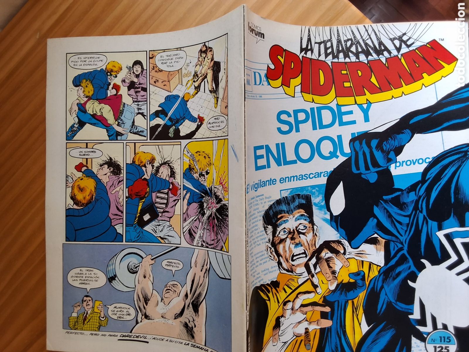C&oacute;mics: Spiderman forum grapa numero 115 y daredevil - Foto 1