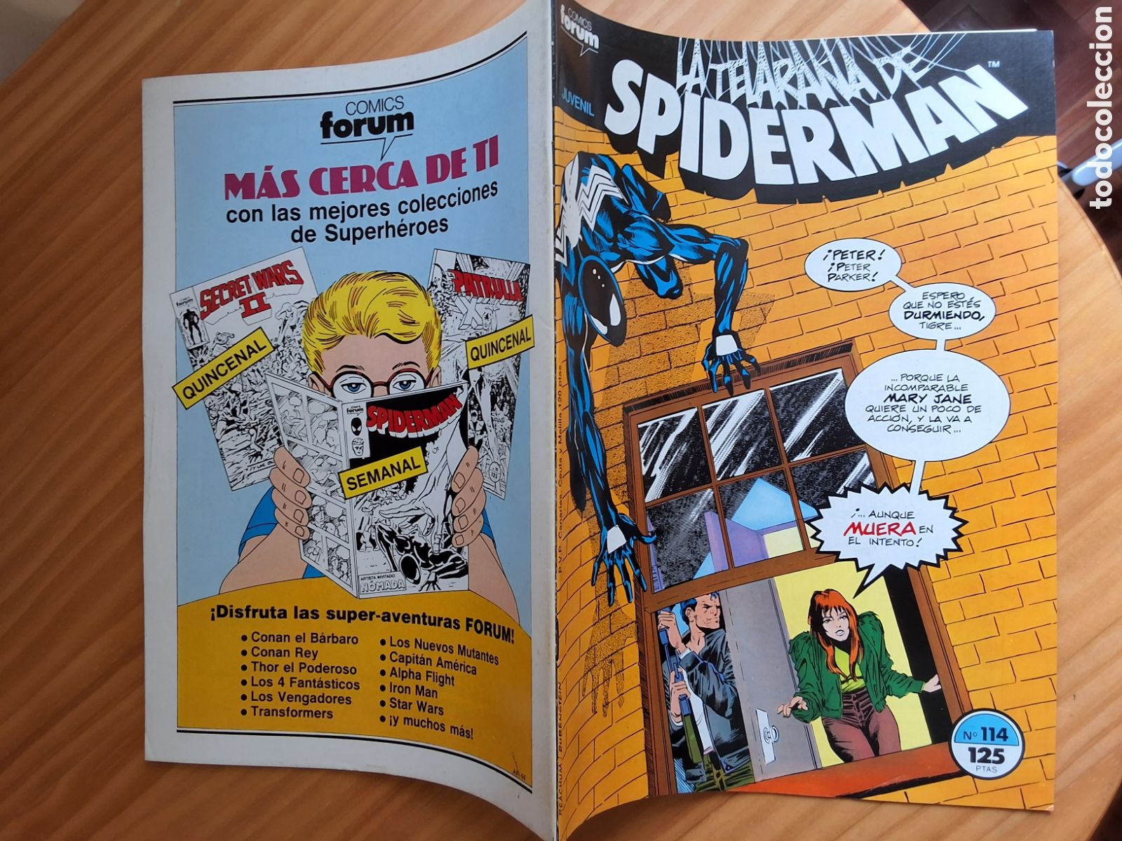 C&oacute;mics: Spiderman forum grapa numero 114 y daredevil - Foto 1