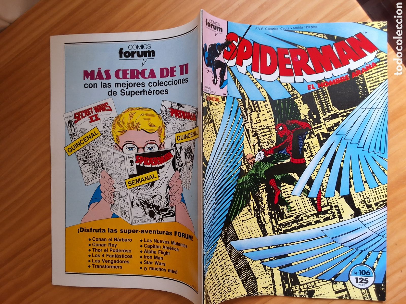 C&oacute;mics: Spiderman forum grapa numero 106 y daredevil - Foto 1