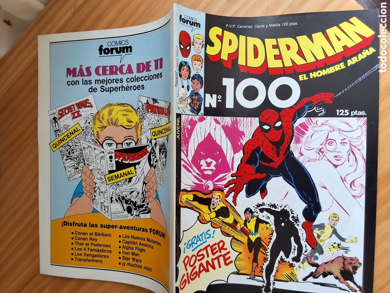 C&oacute;mics: Spiderman forum grapa numero 100 sin poster - Foto 1