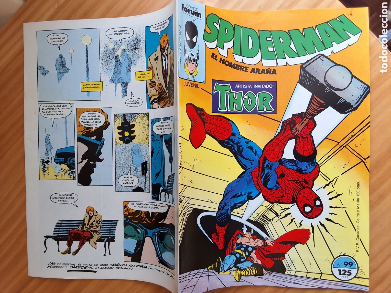 C&oacute;mics: Spiderman forum grapa numero 99 Thorpe y daredevil - Foto 1