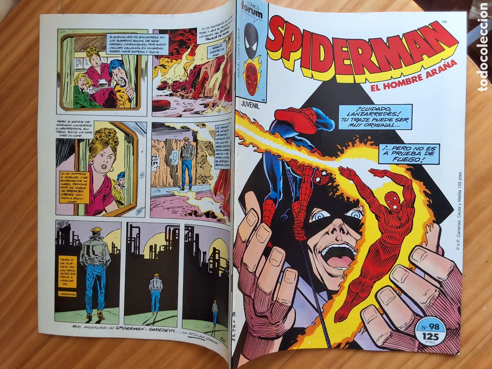 C&oacute;mics: Spiderman forum grapa numero 98 y daredevil - Foto 1