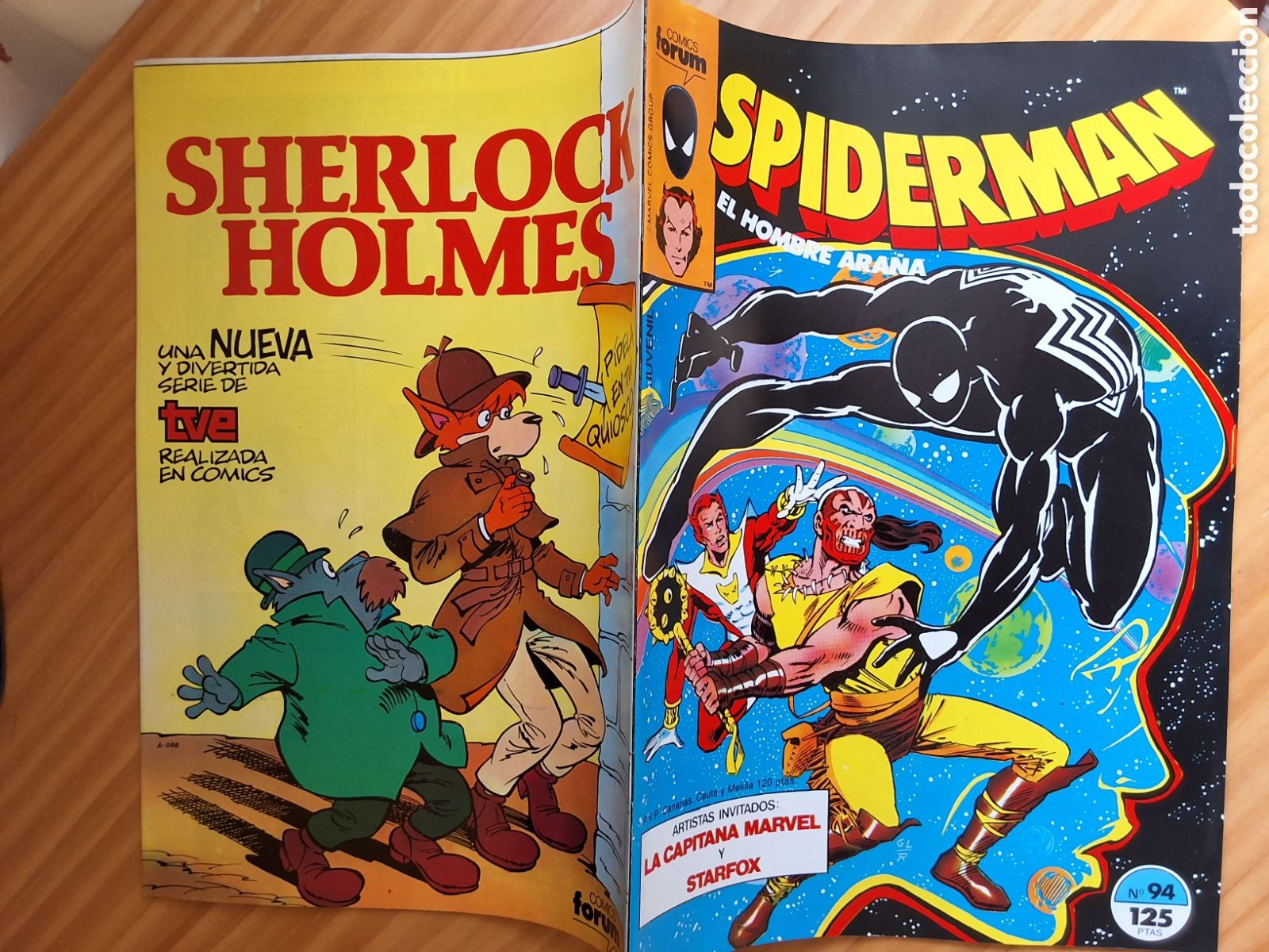 C&oacute;mics: Spiderman forum grapa numero 94 capitana marvel starfox - Foto 1