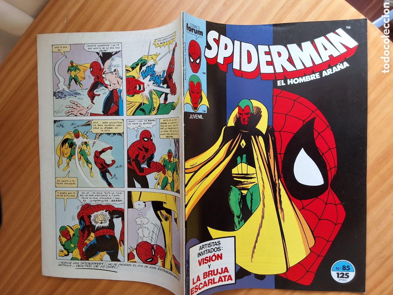 C&oacute;mics: Spiderman forum grapa numero 85 visi&oacute;n y bruja escarlata - Foto 1
