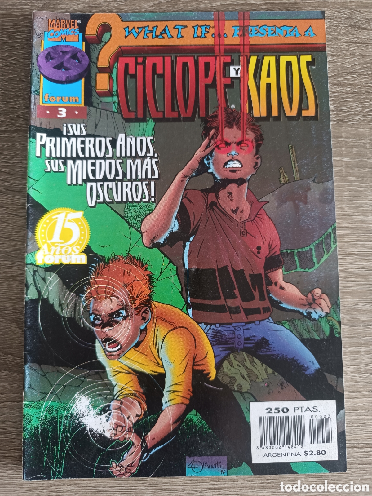 C&oacute;mics: What if... Presenta a C&iacute;clope y Kaos - n&ordm; 3 - Marvel C&oacute;mics - Forum 1998 - Foto 1