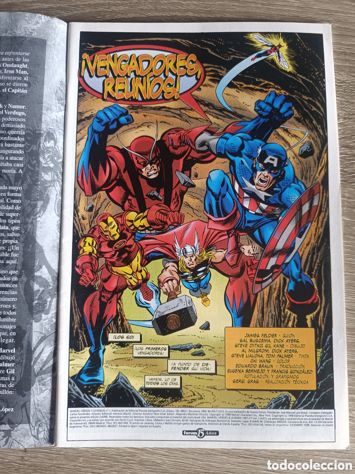 C&oacute;mics: H&eacute;roes y Leyendas - n&ordm; 1 - Marvel C&oacute;mics - Forum - 1998 - Foto 5