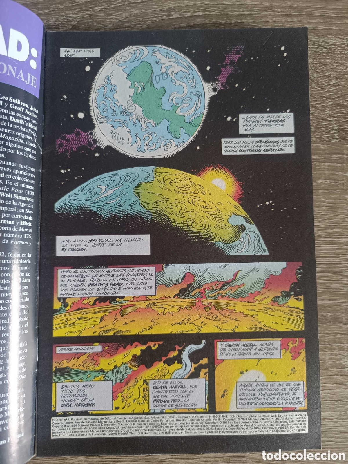 C&oacute;mics: Death 3 - Serie Limitada - n&ordm; 4 de 4 - Marvel C&oacute;mics - Forum - 1994 - Foto 5
