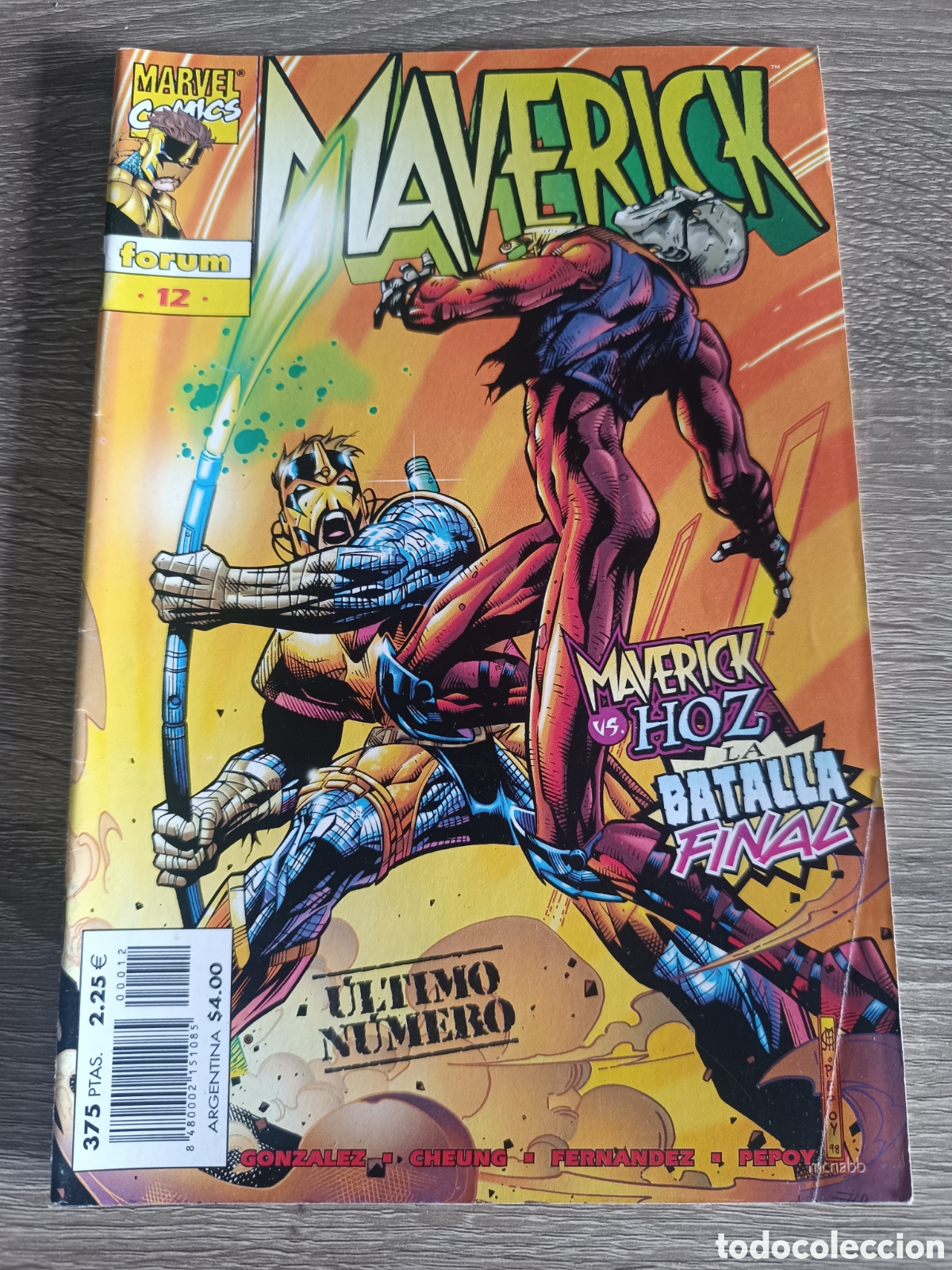C&oacute;mics: Maverick - Maverick vs Hoz - La Batalla Final - n&ordm; 12 - Marvel C&oacute;mics - Forum - 1999 - Foto 1