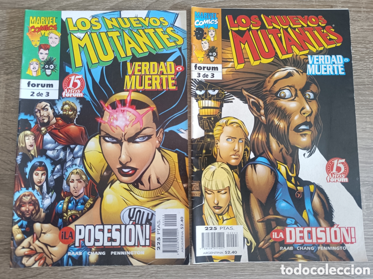 C&oacute;mics: Los Nuevos Mutantes - n&ordm; 2 y 3 de 4 - Marvel C&oacute;mics - Forum - 1998 - Foto 1