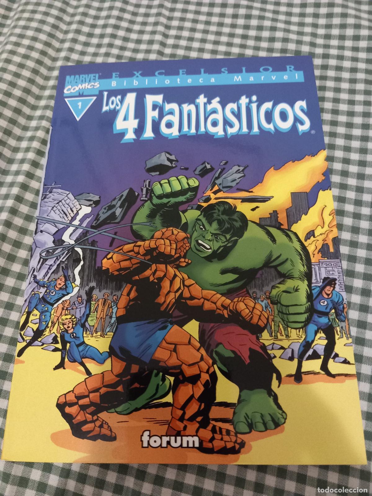 C&oacute;mics: Forum. Biblioteca Marvel 4 Fantasticos n&ordm;1 - Foto 1