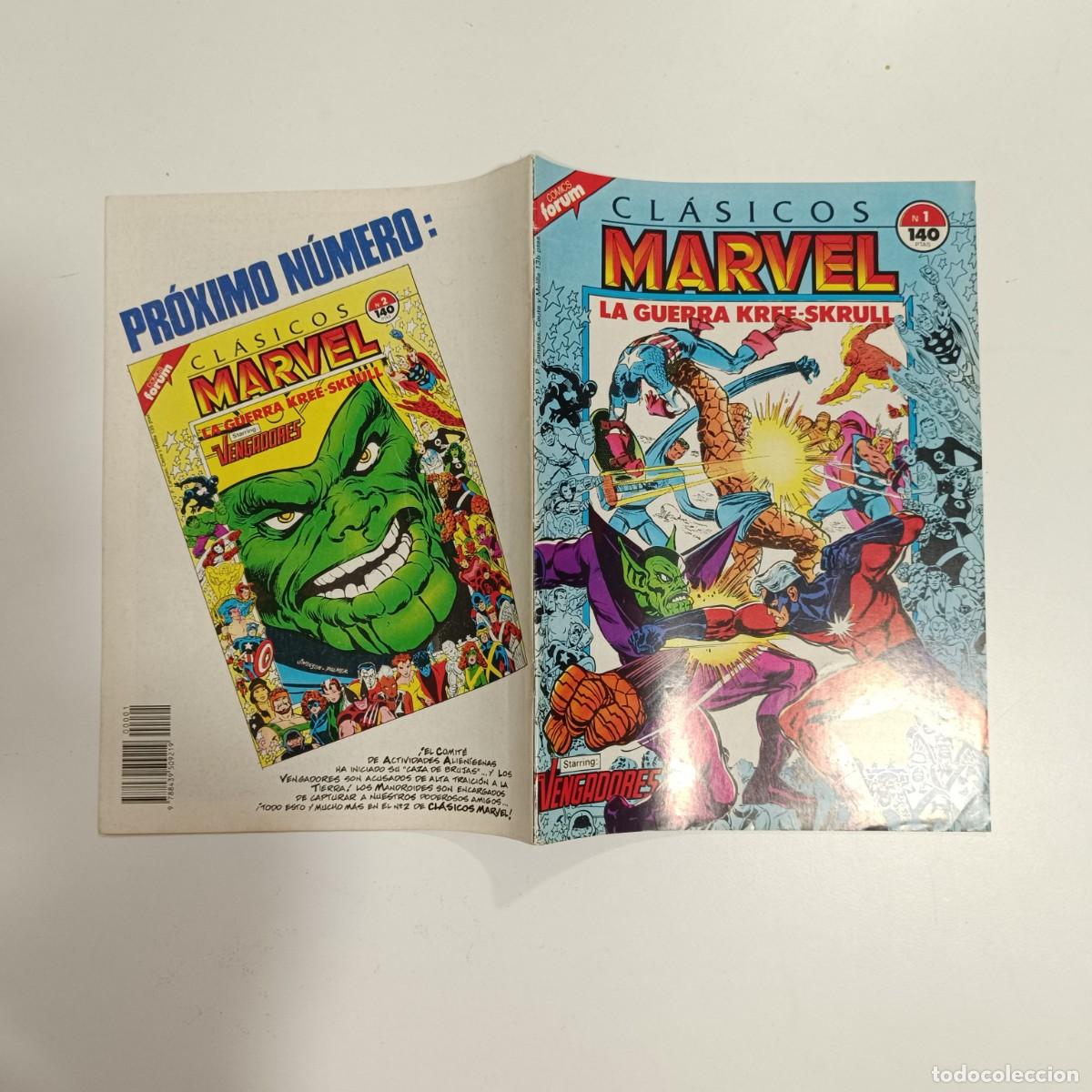 C&oacute;mics: DE KIOSCO CLASICOS MARVEL NUMERO 1 FORUM EXCELENTE ESTADO - Foto 1