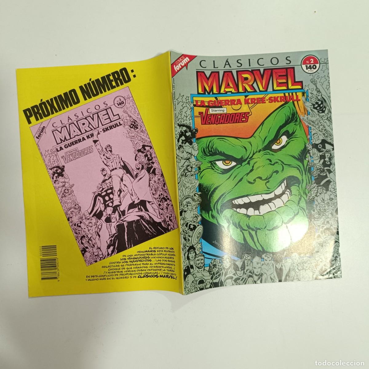 C&oacute;mics: DE KIOSCO CLASICOS MARVEL NUMERO 2 FORUM EXCELENTE ESTADO - Foto 1