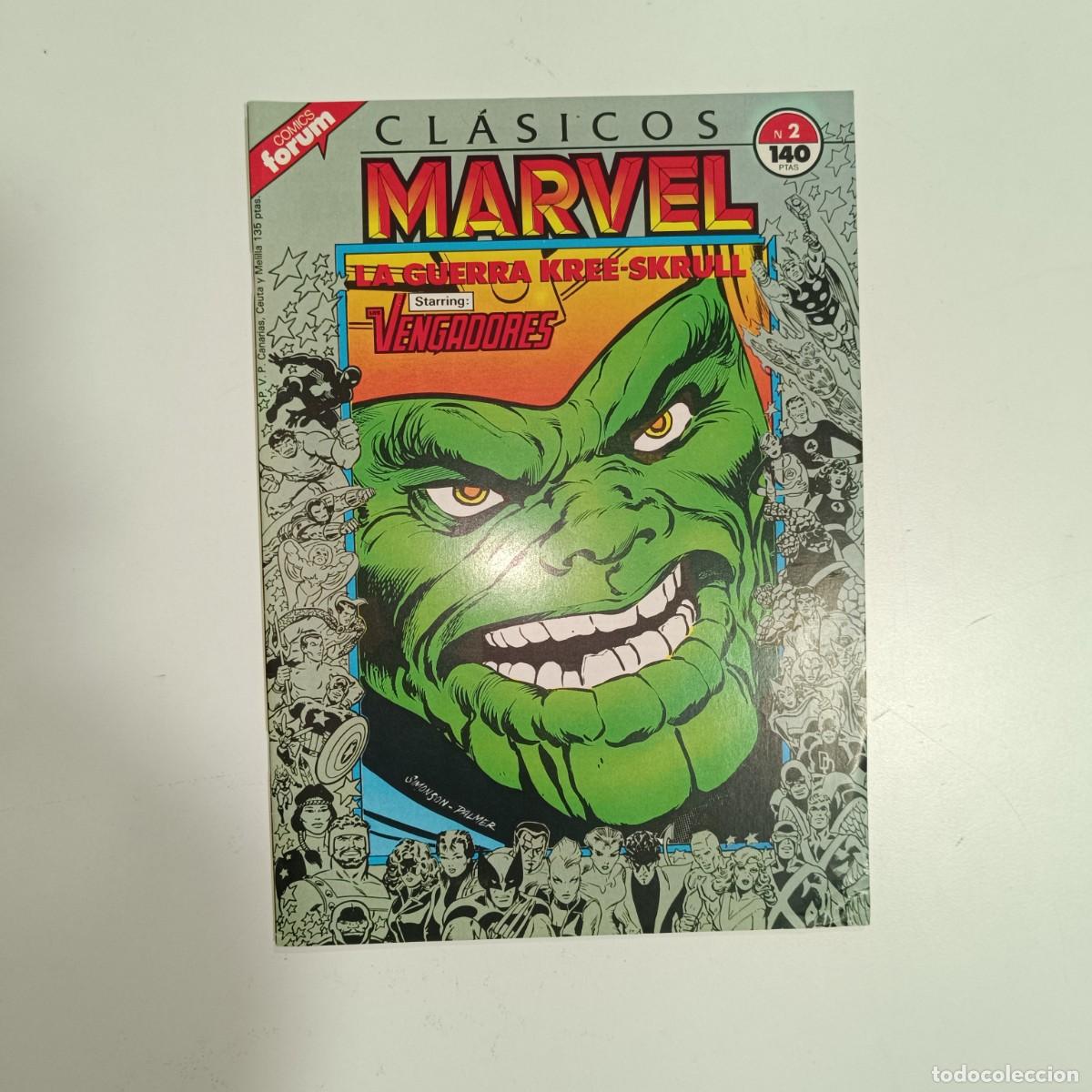 C&oacute;mics: DE KIOSCO CLASICOS MARVEL NUMERO 2 FORUM EXCELENTE ESTADO - Foto 2