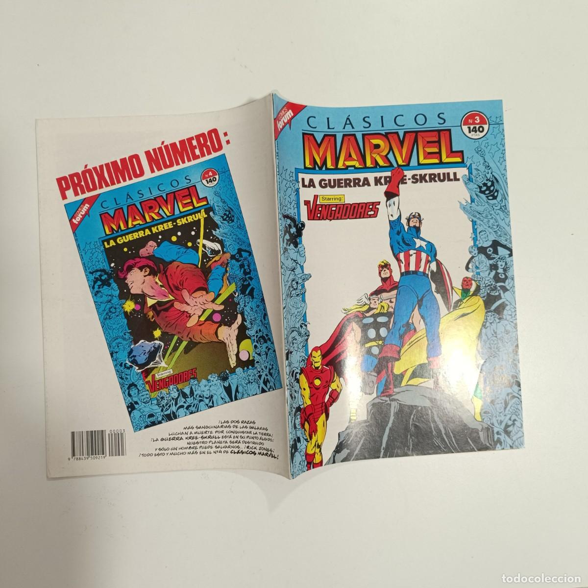 C&oacute;mics: DE KIOSCO CLASICOS MARVEL NUMERO 3 FORUM EXCELENTE ESTADO - Foto 1