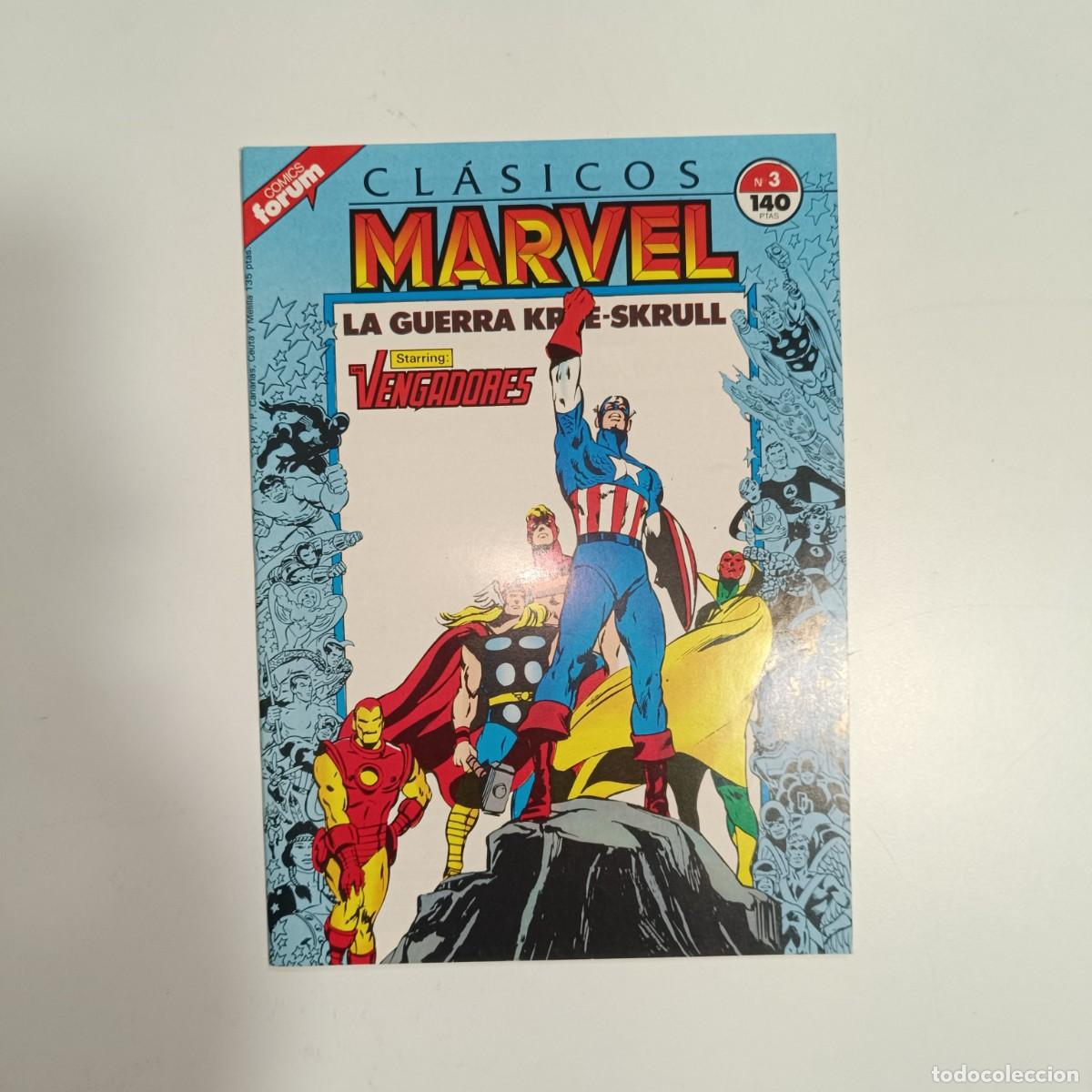 C&oacute;mics: DE KIOSCO CLASICOS MARVEL NUMERO 3 FORUM EXCELENTE ESTADO - Foto 2