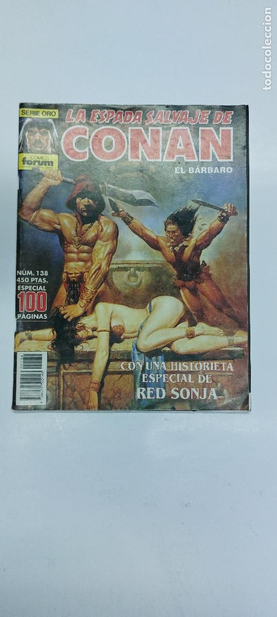 C&oacute;mics: La espada Salvaje de Conan N&ordm; 138 Primera edici&oacute;n - Foto 1