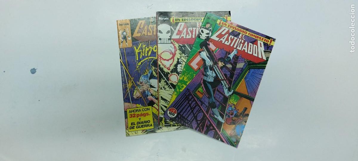 C&oacute;mics: Lote El Castigador Forum N&ordm; 1, 2 y 16 - Foto 1