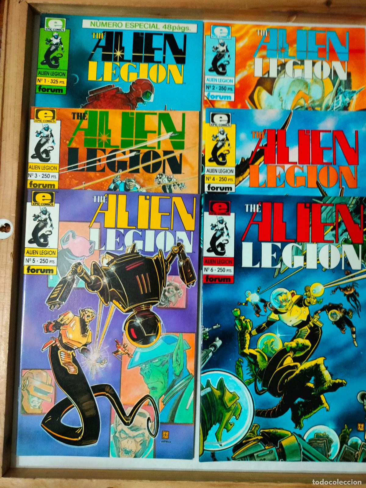 C&oacute;mics: ALIEN LEGION.COLECCI&Oacute;N COMPLETA.FORUM EPIC COMICS. - Foto 2
