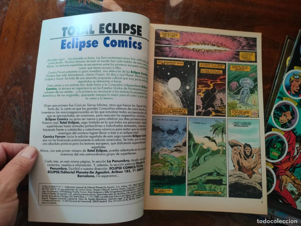 C&oacute;mics: TOTAL ECLIPSE.SERIE LIMITADA DE 6 N&Uacute;MEROS COMPLETA.FORUM ECLIPSE COMICS. - Foto 4