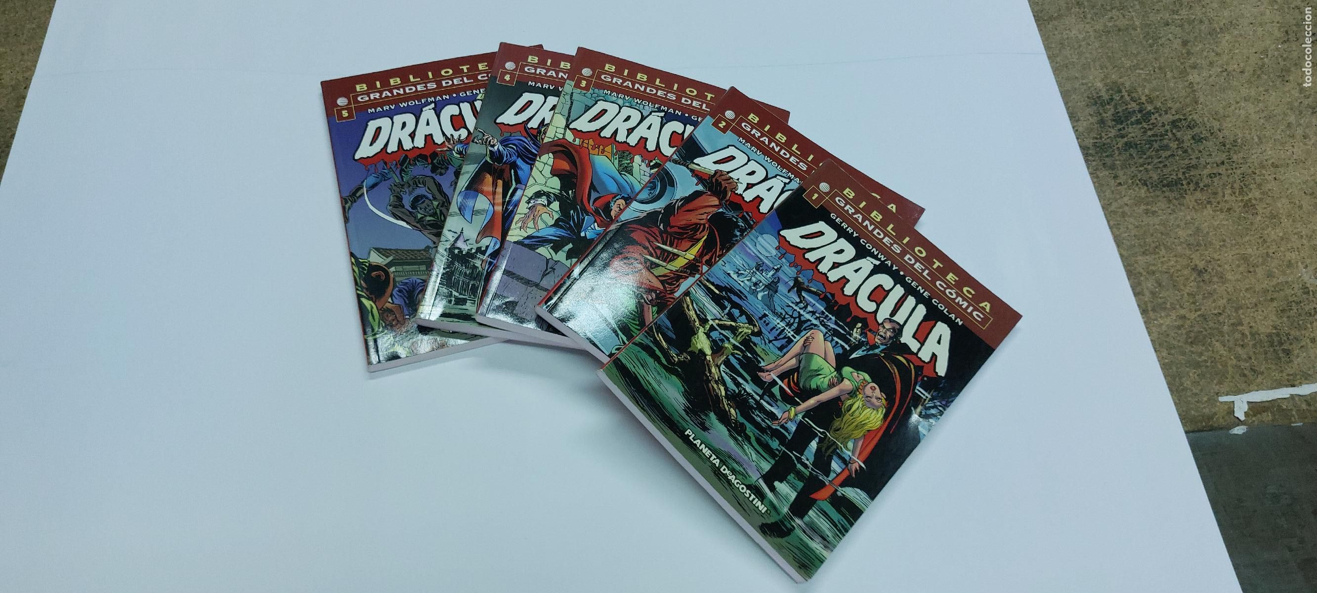 C&oacute;mics: Lote Dracula N&ordm; 1,2,3,4 y 5 Biblioteca Forum - Foto 1