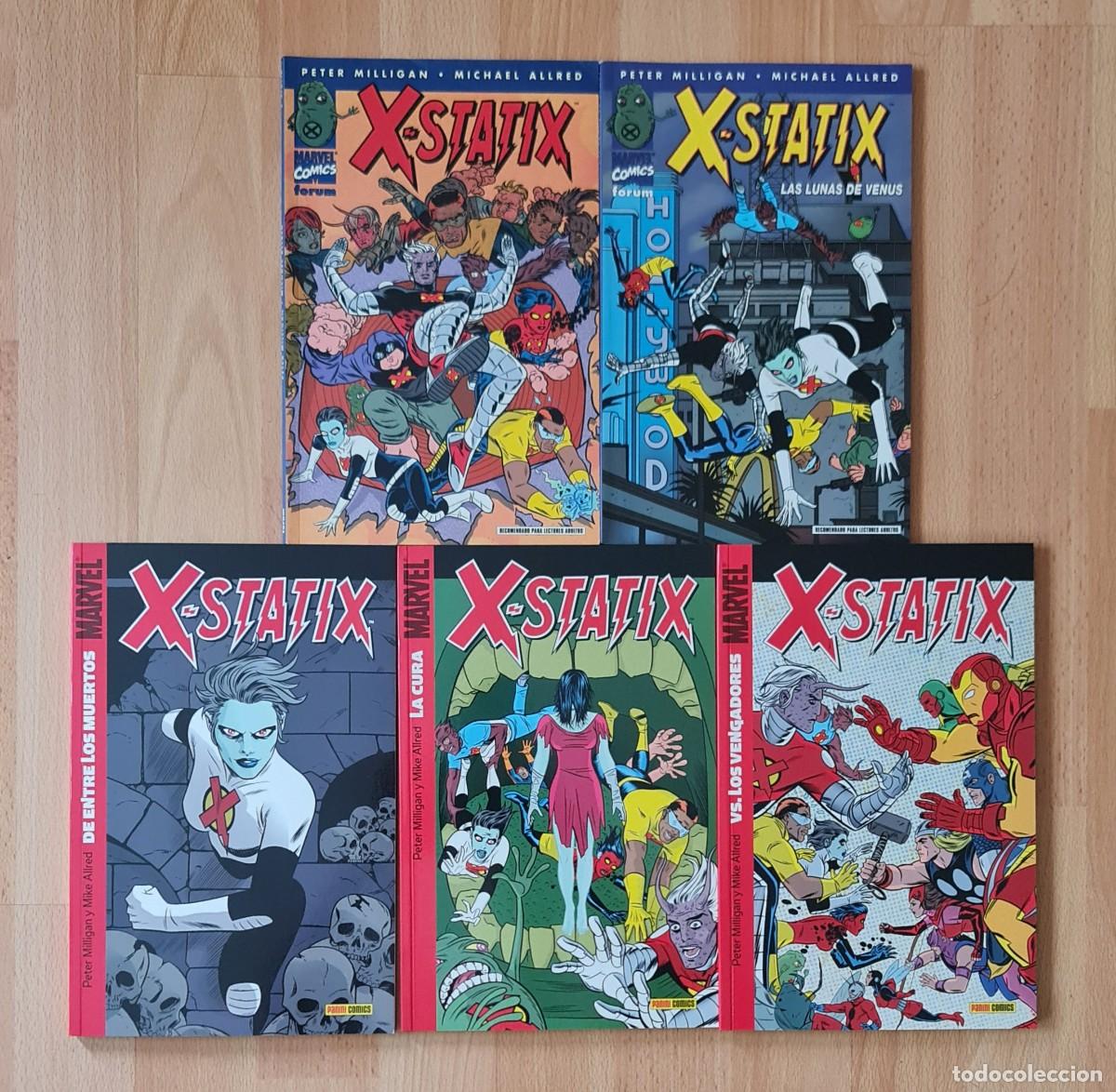 C&oacute;mics: X-STATIX. Coleccion completa de 5 tomos. Comics Forum / Panini Comics 2004. - Foto 1