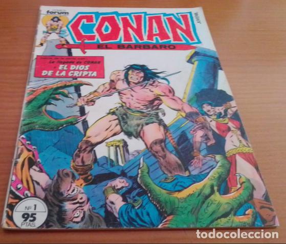 C&oacute;mics: CONAN EL BARBARO FORUM 1983 NUMERO 1. - Foto 1