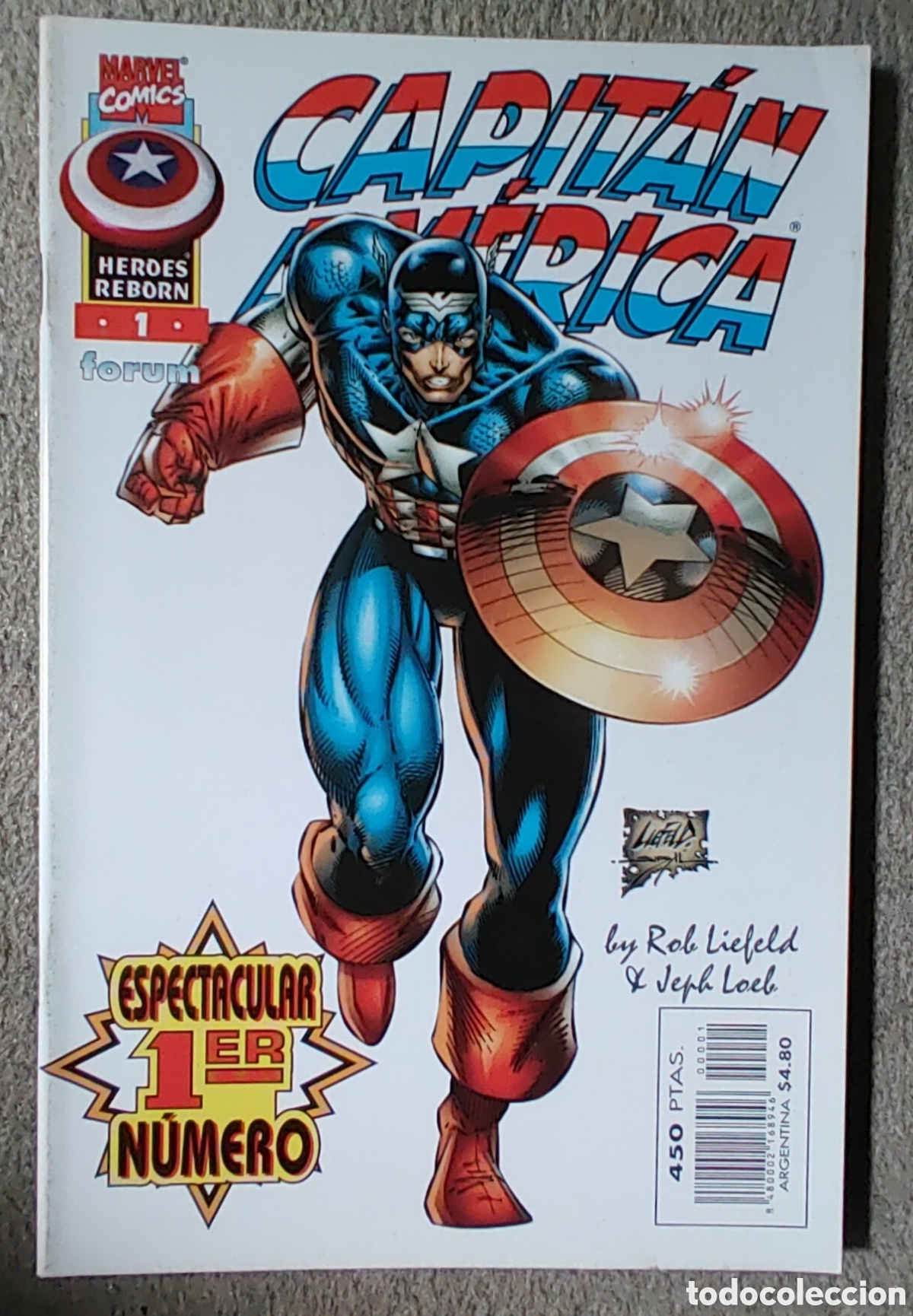 C&oacute;mics: HEROES REBORN: CAPITAN AM&Eacute;RICA (1 al 6) - Foto 1
