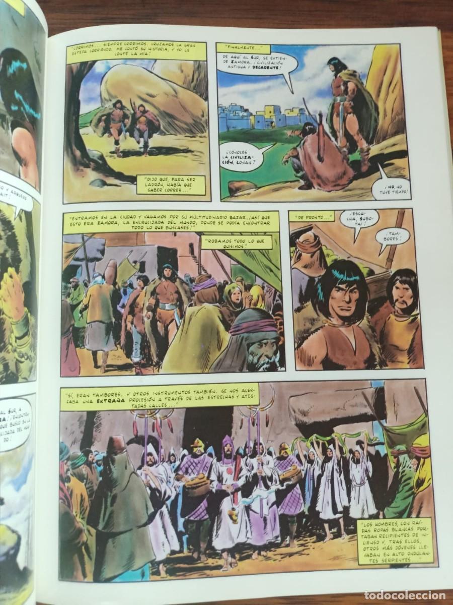 C&oacute;mics: CONAN EL BARBARO. MICHAEL FLEISHER, JOHN BUSCEMA. MARVEL COMICS - Foto 2