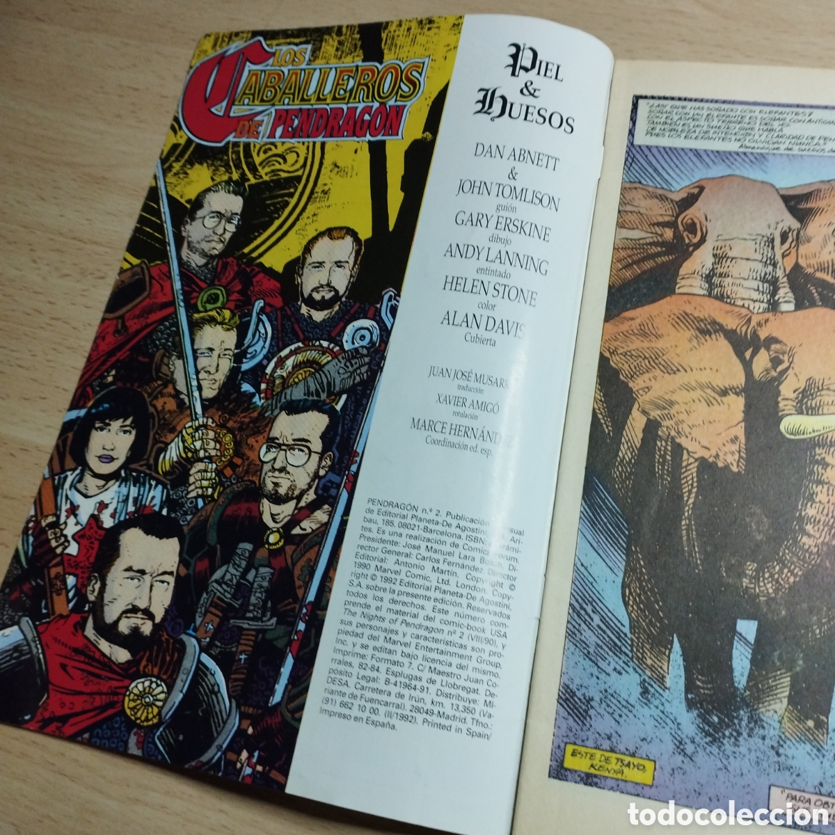 C&oacute;mics: Los caballeros del Pendragon. Forum. Marvel N&ordm;2. 1992. - Foto 3