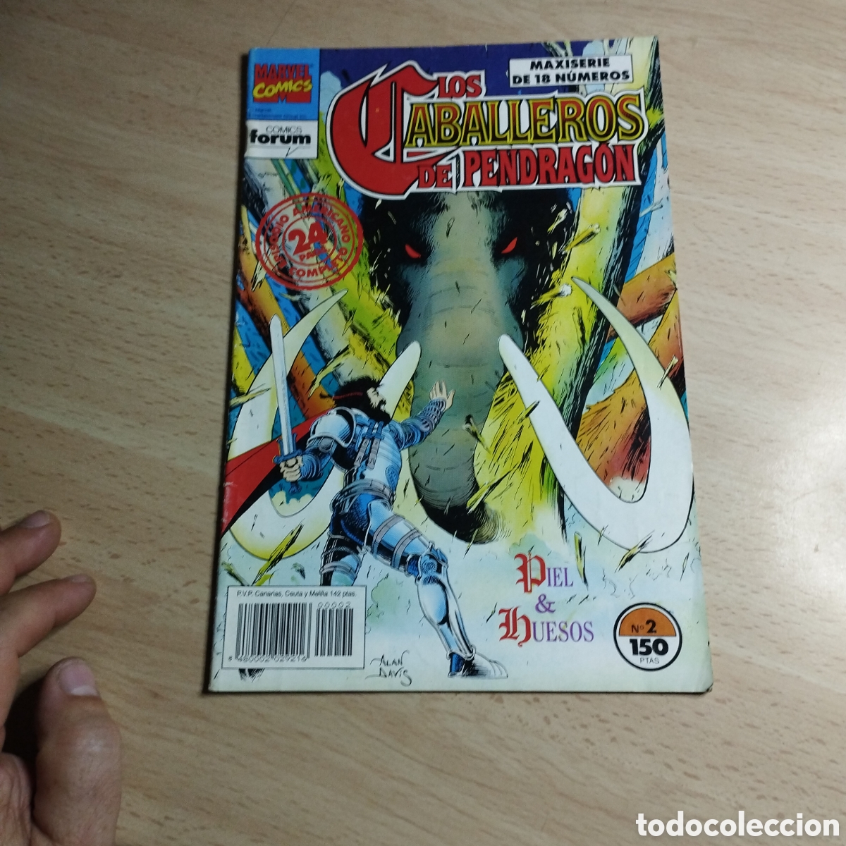 C&oacute;mics: Los caballeros del Pendragon. Forum. Marvel N&ordm;2. 1992. - Foto 1