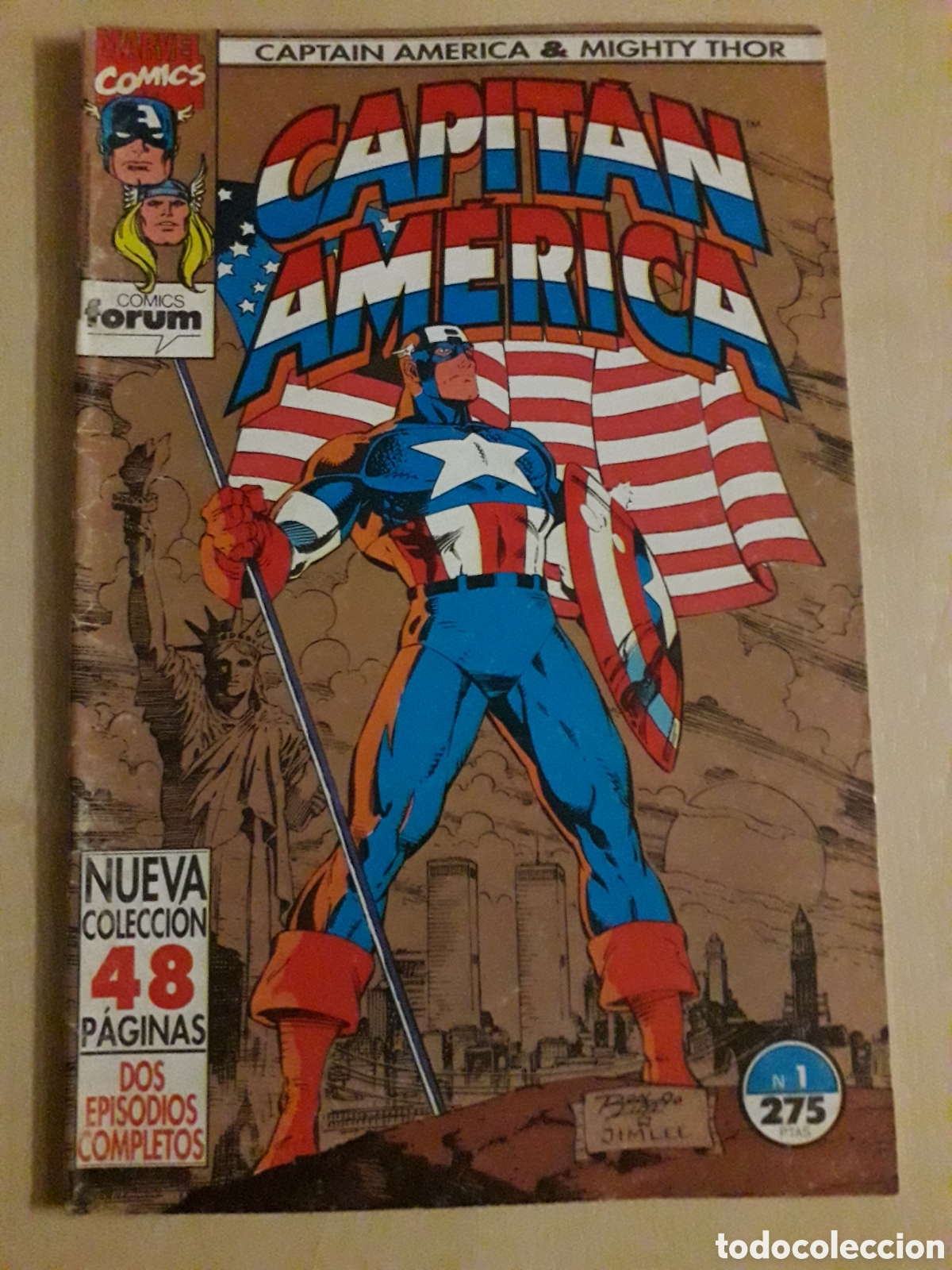 C&oacute;mics: CAPIT&Aacute;N AM&Eacute;RICA THOR N&Uacute;MERO 1 - Foto 1
