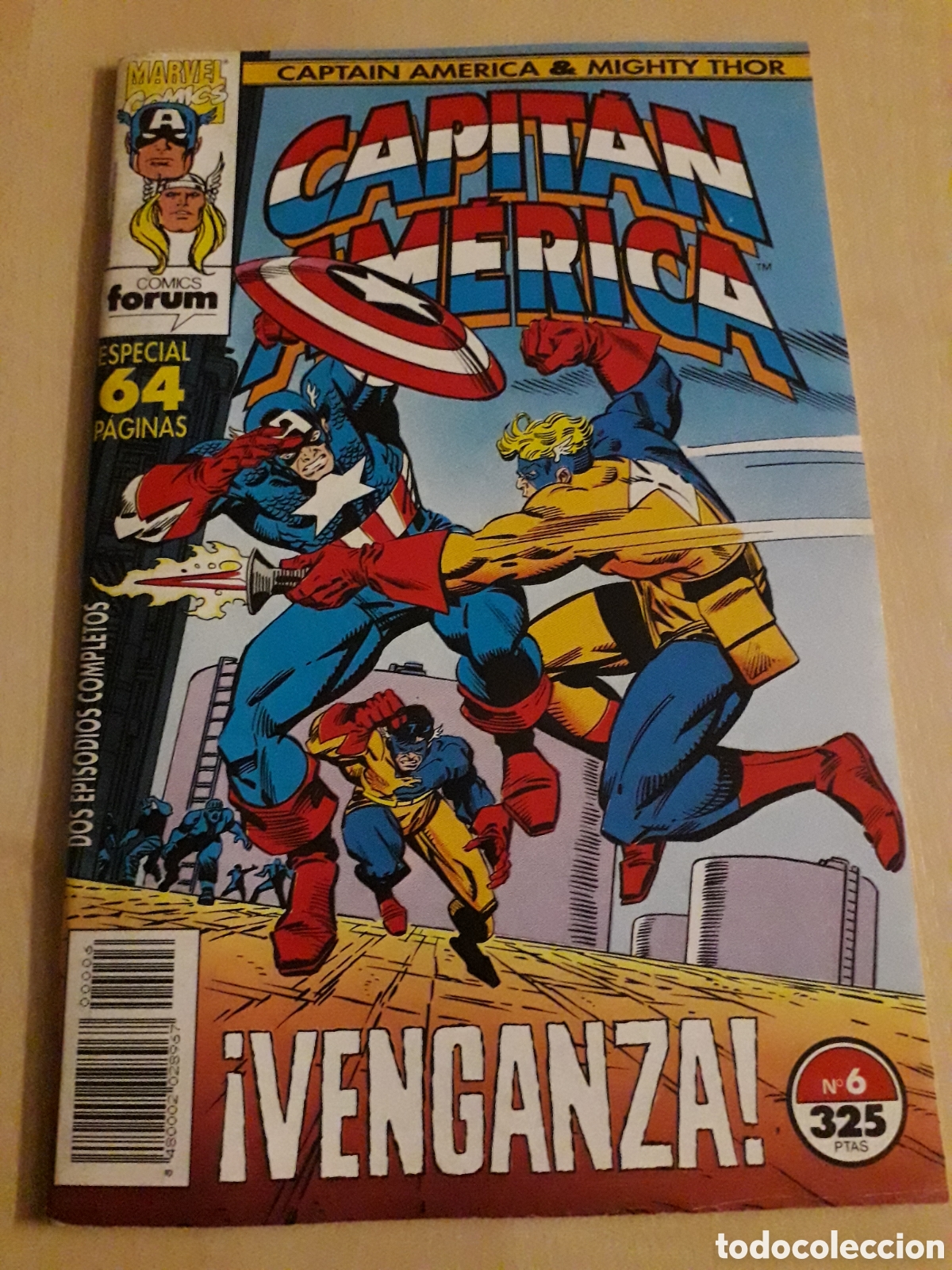 C&oacute;mics: CAPIT&Aacute;N AM&Eacute;RICA THOR N&Uacute;MERO 6. EXCELENTE ESTADO - Foto 1