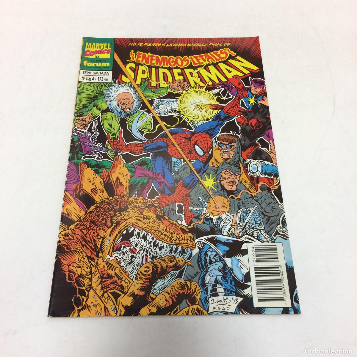 C&oacute;mics: Marvel Comics - Los Enemigos Letales de Spiderman - Serie Limitada N&ordm; 4 - Comics Forum - Foto 1